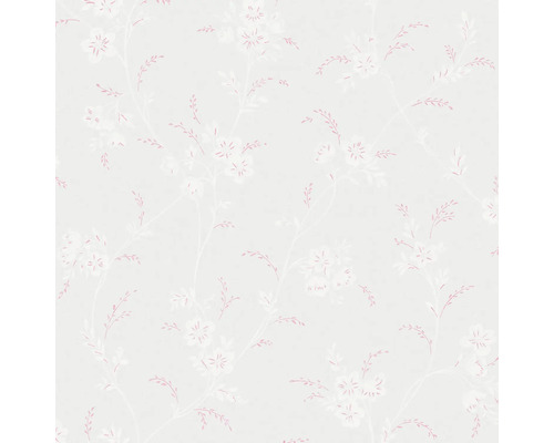 LAURA ASHLEY Vliesbehang 118493 Eva Floral Sugared Grey Behang met bloemmotief van bloemen en takken