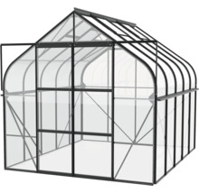 Tuinkas met aluminium frame en polycarbonaatplaten