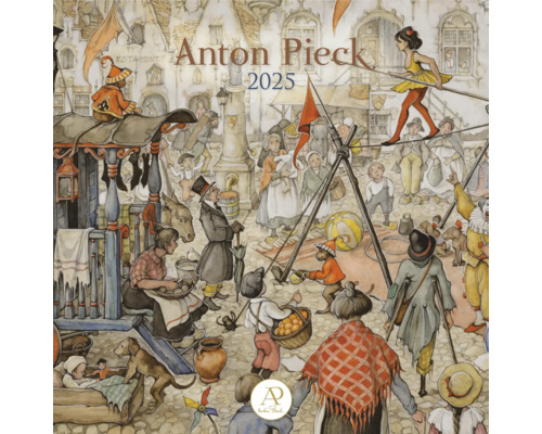 Muurkalender 2025 Anton Pieck 30x30 cm