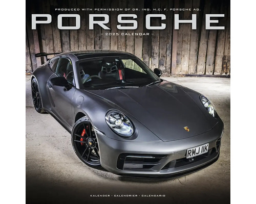 Muurkalender 2025 Porsche 30x30 cm