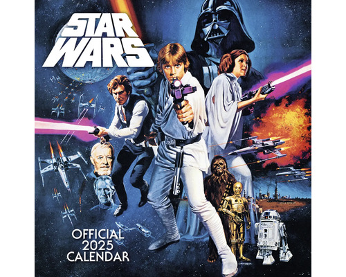 Muurkalender 2025 Star Wars 30x30 cm