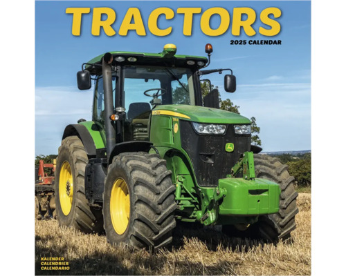 Muurkalender 2025 Tractors 30x30 cm