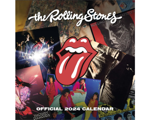 Muurkalender 2025 The Rolling Stones 30x30 cm
