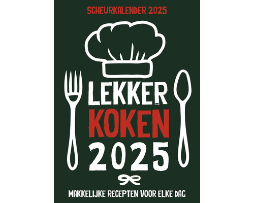 Scheurkalender 2025 Lekker Koken 13x18 cm