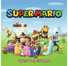 Super Mario 2025 kalender met verschillende karakters