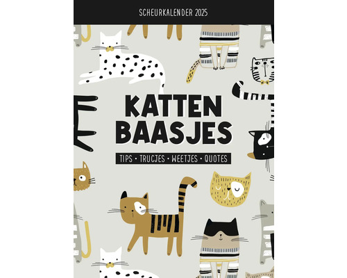 Scheurkalender 2025 Kattenbaasjes 13x18 cm