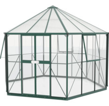 Tuinkas met stalen frame en polycarbonaatplaten