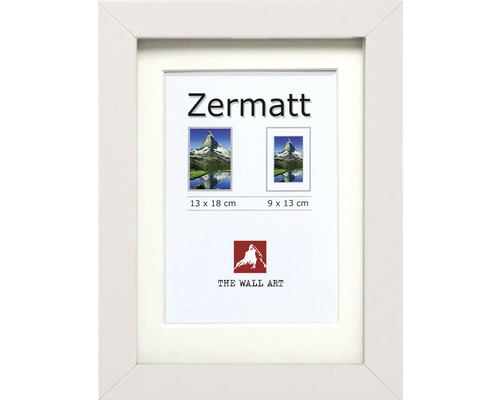 THE WALL Fotolijst hout Zermatt wit 13x18 cm