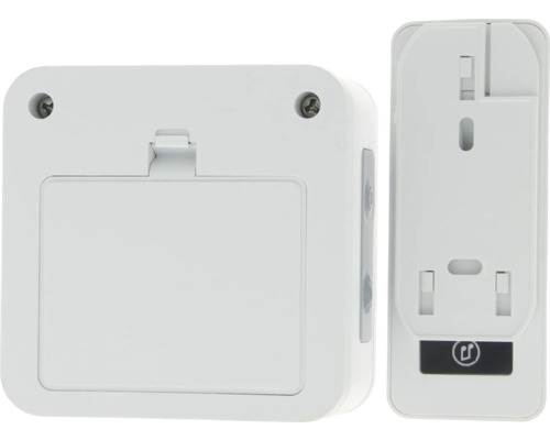 Witte bewegingsmelder met montageplaat