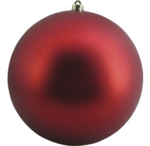 Rode kerstbal met hanger