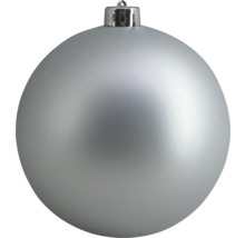 Zilveren kerstbal