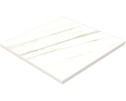 Witte vloertegel met marmerlook