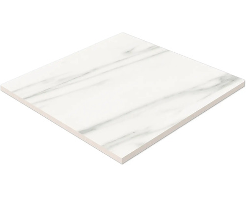 Witte vloertegel met marmerlook