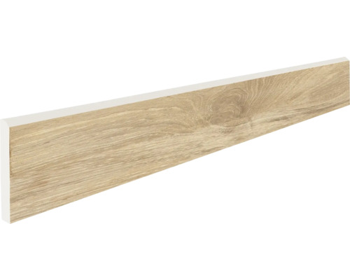 Plint met houten structuur