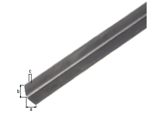 Stalen hoekprofiel met maatvoering