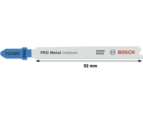 Bosch decoupeerzaagblad Pro Metal medium, 92 millimeter