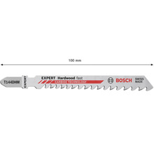 Bosch Expert decoupeerzaagblad voor hardhout, 100 mm