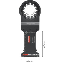 Bosch multifunctioneel gereedschapszaagblad, 32 mm breed en 45 mm lang