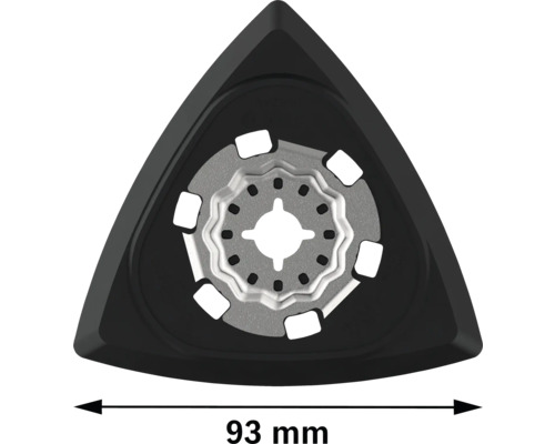 Driehoekig zaagblad voor multifunctioneel gereedschap, 93 mm