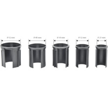 SOLUNA Reduceerring set tbv parasolvoet 6 cm, 5-delig