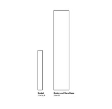 FORM&STYLE Tegelplint Firenze donlker eiken 7,3x60 cm