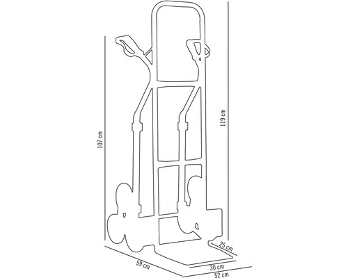 Afmetingen van een traploper