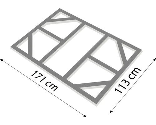Decoratief frame, 171 cm x 113 cm, voor wanddecoratie