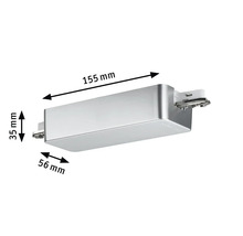 Productafbeelding met afmetingen: 155 mm lengte, 35 mm hoogte en 56 mm breedte.