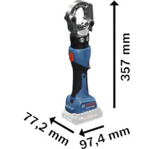 Bosch accupersgereedschap met maatgegevens