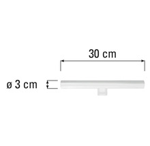 Buis met afmetingen: 30 centimeter lang, 3 centimeter diameter