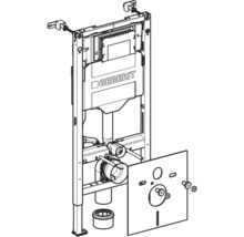 Geberit installatiesysteem voor wandcloset in schematische tekening