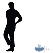 Serveerbord met een diameter van 30 cm en een hoogte van 4,5 cm