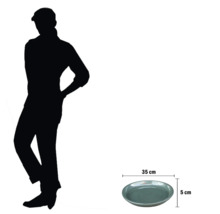 Keramische plantenbak met afmetingen van 35 cm x 5 cm