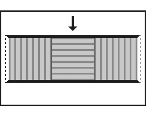 Illustratie van verticale wandpaneelmontage