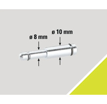 Pen met een diameter van 8 mm en 10 mm