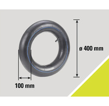 Binnenband met een diameter van 400 millimeter en een breedte van 100 millimeter