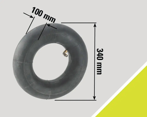 Binnenband met afmetingen 340 mm x 100 mm