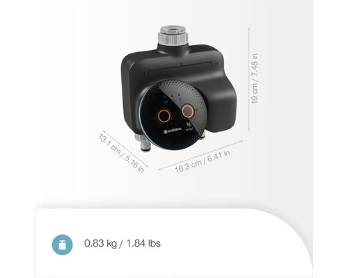 Gardena Smart waterverdeler met maatvoering