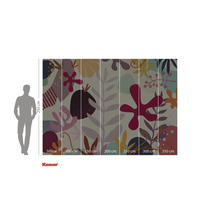 Komar fotobehang met abstract plantmotief voor wanddecoratie