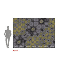 Fotobehang met abstract patroon en maatvoering