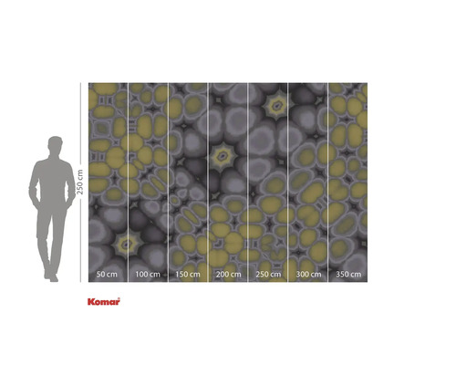 Fotobehang met abstract patroon en maatvoering