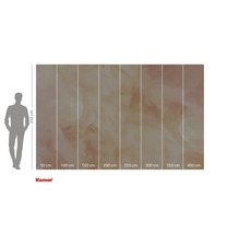 Fotobehang met abstract patroon, afmetingen 250 cm hoog en 400 cm breed