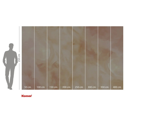 Fotobehang met abstract patroon, afmetingen 250 cm hoog en 400 cm breed