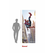 Fotobehang met Spider-Man motief en maatdetails