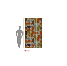 Komar Logo. Fotobehang met geometrische vormen en maatvoering.