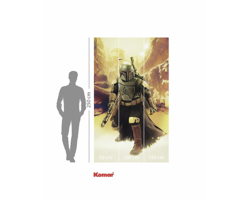 Star Wars fotobehang met Mandaloriaanse krijger, 250x350 cm