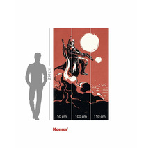 Komar Star Wars fotobehang met de Mandaloriaan op een rode achtergrond