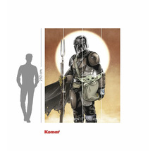Komar fotobehang met Star Wars The Mandalorian motief en maataanduidingen