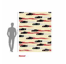 Komar fotobehang met raceauto motief en maatvoering