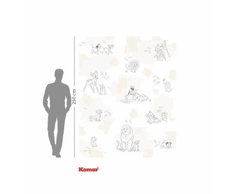 Fotobehang met Disney-figuren en maatvoering